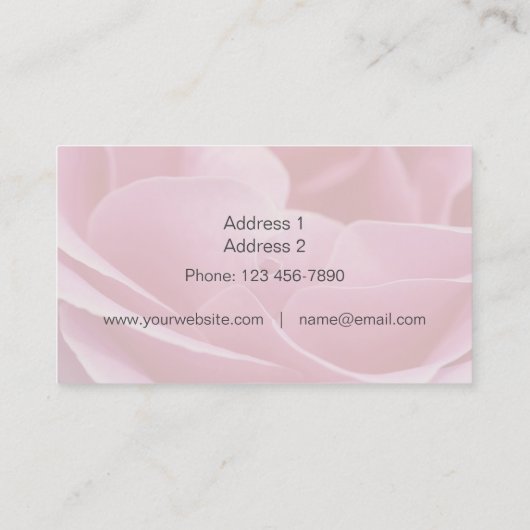 Carte de visite - Rose-01 (Dos)