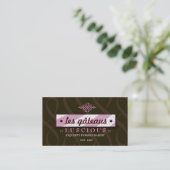 Carte De Visite ROSE 311-LUSCIOUS et CHOCOLAT (Debout devant)