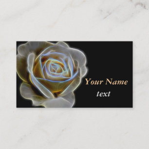 Carte De Visite rose 3D blanc