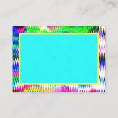 Carte De Visite Rose Abstrait couleur Craze (Dos)