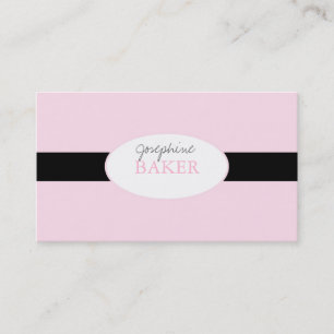 Carte De Visite rose argenté minniemay de damassé+noir