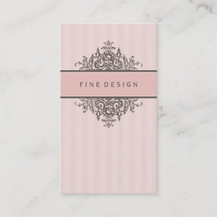 Carte De Visite Rose assez beau ÉLÉGANT de la Renaissance de CRU