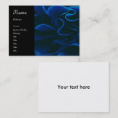 Carte De Visite Rose assez bleu (Devant / Derrière)