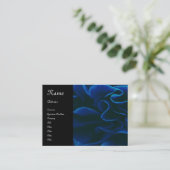 Carte De Visite Rose assez bleu (Debout devant)