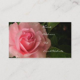 Carte De Visite Rose attrayant