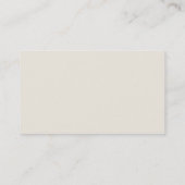 Carte De Visite Rose beige (Dos)