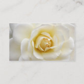 Carte De Visite Rose blanc (Dos)