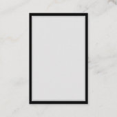 Carte De Visite Rose bleu brûlant (Dos)