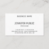 Carte De Visite Rose bleu vert tendance Abstrait élégant Modèle (Dos)