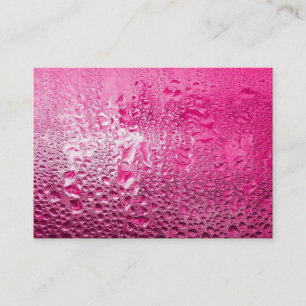 Carte De Visite Rose chaud et humide