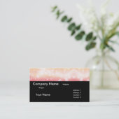 Carte de visite rose-clair de Topper de marguerite (Debout devant)