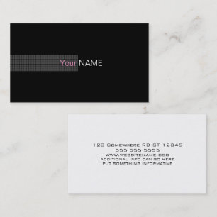 Carte De Visite Rose contemporain