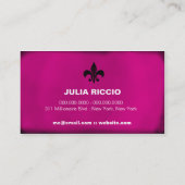 Carte De Visite Rose de 311 Fleur de Grunge Hott (Dos)