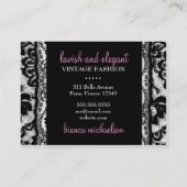 Carte De Visite Rose de 311 Lace de Luxe Iradescent (Dos)