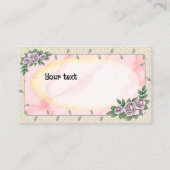 Carte De Visite Rose de beauté (Dos)