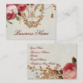 Carte De Visite Rose de Blenheim - Ciel d'été (Devant / Derrière)