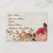 Carte De Visite Rose de Blenheim - Ciel d'été (Dos)