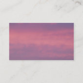 Carte de visite rose de ciel (Dos)