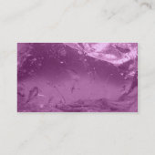 Carte de visite rose de glace (Dos)