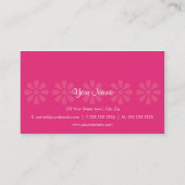 CARTE DE VISITE ROSE DE LA CONCEPTION 04 DE CRE8TIVE (Dos)