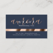 Carte De Visite Rose de la Marine (Dos)