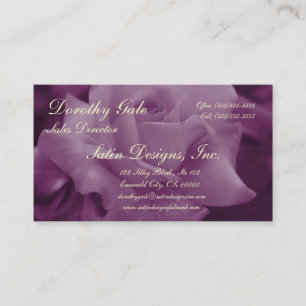Carte De Visite Rose de mauve