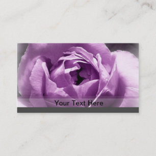 Carte De Visite Rose de pourpre