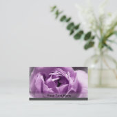 Carte De Visite Rose de pourpre (Debout devant)