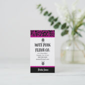 CARTE DE VISITE ROSE DE ROCKIN HOTT FLEUR (Debout devant)