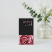Carte De Visite rose de rose (Debout devant)