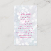 Carte de visite rose de rouge à lèvres de (Dos)