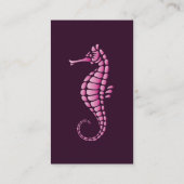 Carte De Visite Rose de Seahorse (Dos)
