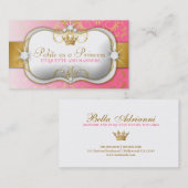 Carte De Visite Rose divin d'or de 311 Ciao Bella (Devant / Derrière)