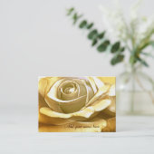 Carte De Visite Rose d'or_ (Debout devant)