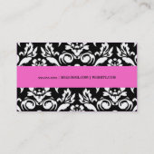 Carte De Visite Rose d'or de damassé de 311 belladones (Dos)