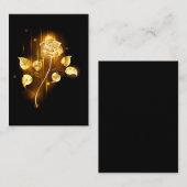 Carte De Visite Rose d'or ( rose d'or ) (Devant / Derrière)