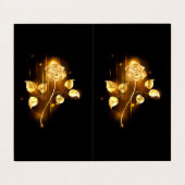 Carte De Visite Rose d'or ( rose d'or ) (Extérieur déplié)