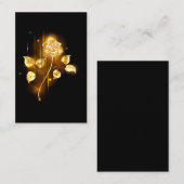 Carte De Visite Rose d'or ( rose d'or ) (Devant / Derrière)