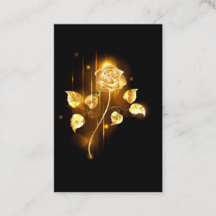 Carte De Visite Rose d'or ( rose dorée )