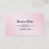 Carte De Visite rose du lustre 311-Shimmer (Dos)