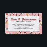 Carte de visite rose et mignonne pour infirmière<br><div class="desc">Carte de visite rose et mignonne pour infirmier et infirmière déclarés / travailleurs sociaux</div>