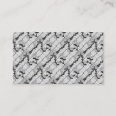 Carte De Visite Rose fantôme Escalade une barrière de lien chaîne  (Devant)