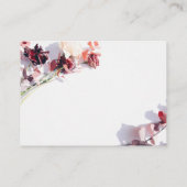 Carte De Visite Rose floral (Dos)