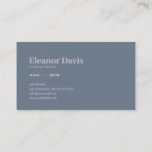 Carte De Visite Rose Floral and Crescent Moon Mountain Valley (Dos)