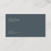 Carte De Visite Rose Floral and Crescent Moon Night Sky Valley (Dos)