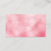 Carte De Visite Rose Gold Blush Salon Lashes Se Constituer (Dos)