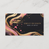 Carte De Visite Rose Gold Chic Mode esthétique (Devant)