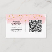 Carte de visite Rose Gold Coiffeur (Dos)