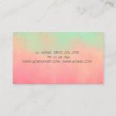 Carte de visite Rose Gold Drips Fraise (Dos)