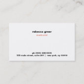 Carte De Visite Rose Gold Faux Sequins Manicurist Nail Salon (Dos)